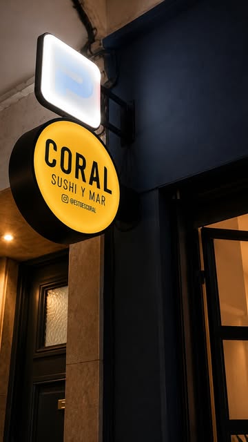 Cartel del local